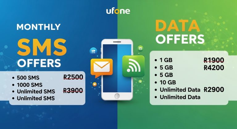 Ufone Monthly SMS And Data Offers